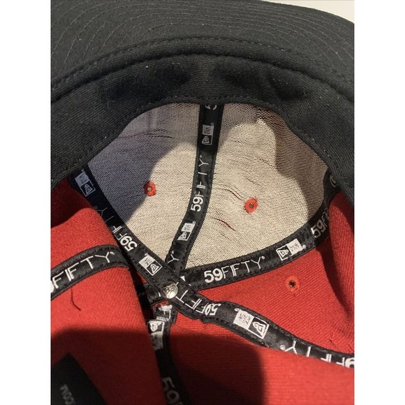 Arizona Diamondbacks MLB New Era 59FIFTY Size 7 1/2‎ Red Fitted Hat - Picture 8 of 12